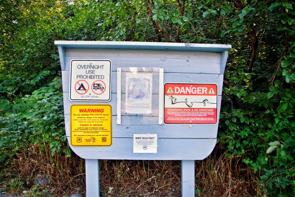 Trailhead To Byron Glacier