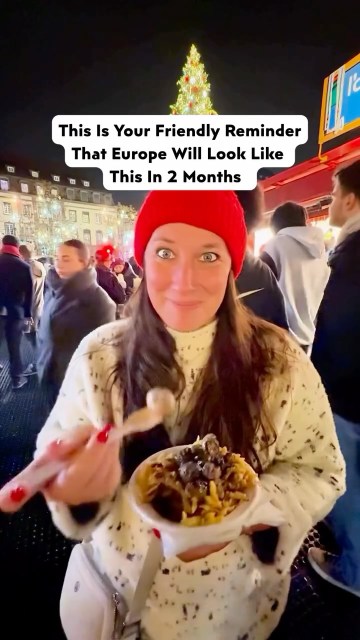 🎄 SAVE this for your European Christmas market planning!
If a European Christmas market trip in 2026 has been living rent-free in your head, this is your sign to start planning! ✈️
There are so many ways to experience the magic of Christmas in Europe, and each travel style feels completely different:
🚂 BY TRAIN — Build a European Christmas market itinerary around Europe’s incredible rail network and hop from one festive city to the next. Think cozy train rides, snowy landscapes, and a new winter market waiting at every stop.
🚗 BY ROAD TRIP — Rent a car and string together smaller European towns and markets that are harder to reach by train. This is one of our favorite ways to find those fairytale villages, local holiday markets, and unexpected stops along the way.
🚢 BY RIVER CRUISE — Want the ultimate Europe Christmas market tour without unpacking every night? A Christmas market river cruise through Germany, Austria, and France lets you wake up in a new destination while your hotel comes with you. 🙌
🏰 BY CITY BREAK — Pick one magical city for a cozy winter getaway and slow down. Wander the festive market stalls, sip warm glühwein, explore the historic center, and let yourself get completely swept up in the Christmas atmosphere.
Best Christmas markets in Europe to put on your radar:
✨ Strasbourg Christmas Market, France 🇫🇷
✨ Nuremberg Christkindlesmarkt, Germany 🇩🇪
✨ Vienna Christmas Market, Austria 🇦🇹
✨ Salzburg Christmas Market, Austria 🇦🇹
✨ Cologne Christmas Market, Germany 🇩🇪
✨ Dresden Striezelmarkt, Germany 🇩🇪
✨ Prague Christmas Market, Czechia 🇨🇿
✨ Budapest Christmas Market, Hungary 🇭🇺
💡 European travel planning tip: Don’t try to see
EVERYTHING. Some of the best Europe winter trips come from choosing 2–4 destinations and giving yourself time to actually enjoy them. Wander. Eat. Shop. Stop for glühwein. Get lost down little side streets. That’s where the magic happens! ❤️
#EuropeanChristmasMarkets #ChristmasMarketItinerary #EuropeInWinter #ChristmasInE
