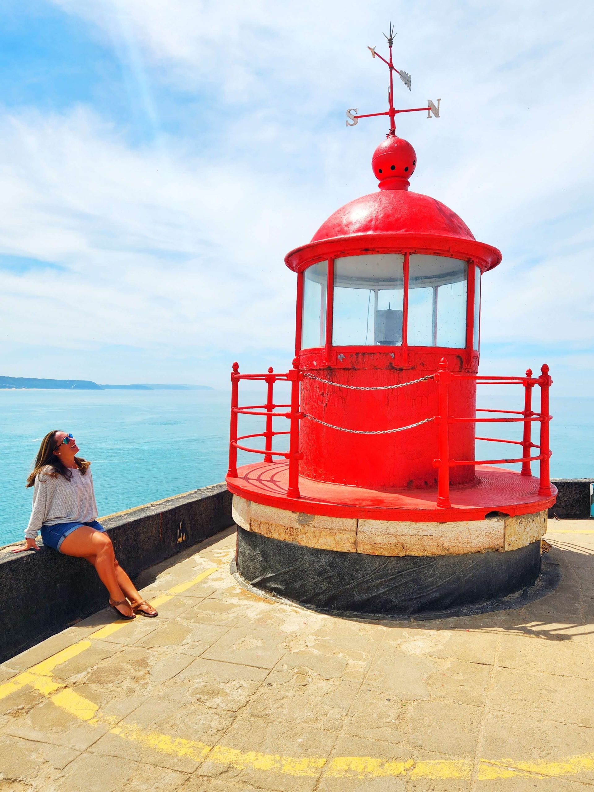 Nazarre Portugal Lighthouse